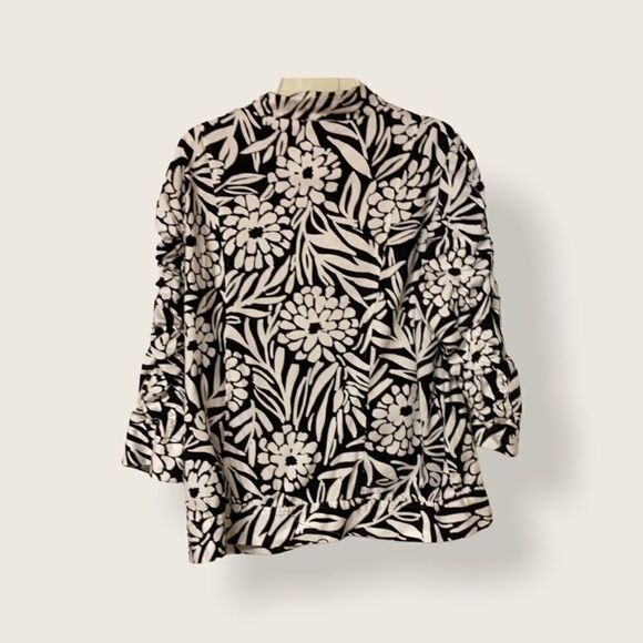 BonWorth Women’s jacket, M, blk/white, - Picture 2 of 8